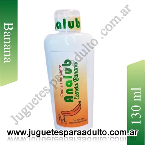 Aceites y lubricantes, , Crema lubricante anal fragancia banana 130cc